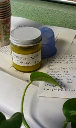 stretch mark cream from essential oils